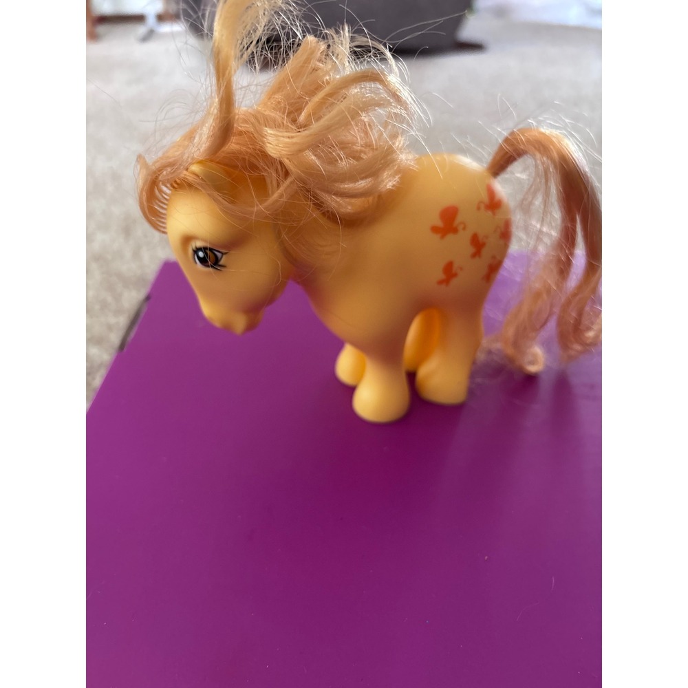 Vintage My Little Pony G1 Butterscotch 1982 Hasbro Yellow Butterfly Earth Pony
